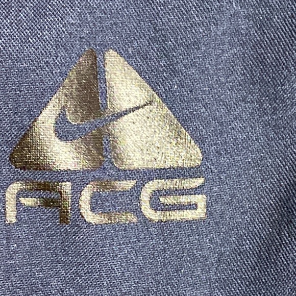 Rare Nike acg Athletic all conditions gear shorts size 32 navy - Picture 3 of 14